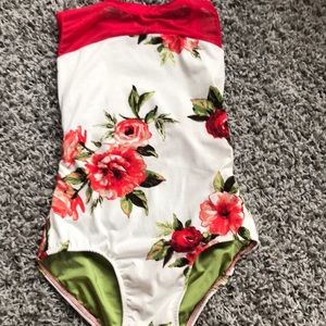 Red Rose Leotard Discount Dance